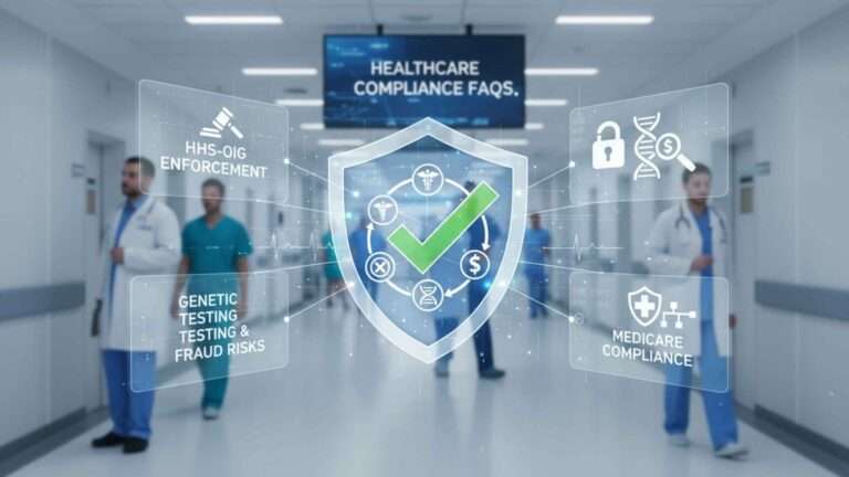 Healthcare Compliance FAQs: HHS-OIG Enforcement, Genetic Testing & Medicare Fraud Risks Explained