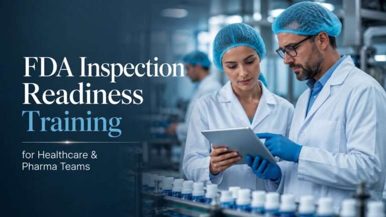 Protected: FDA Inspection Readiness Training for Healthcare & Pharma Teams